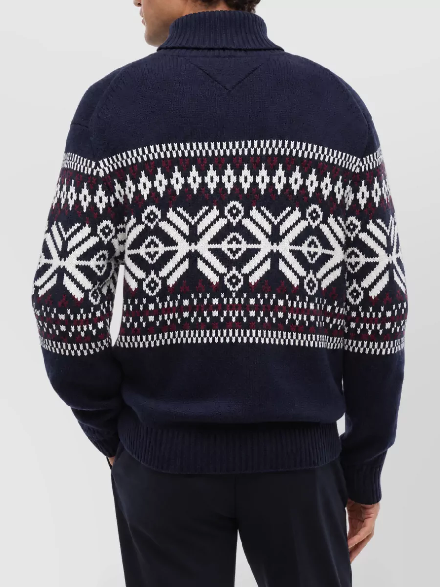 Tommy Hilfiger Fair Isle Wool-Blend Turtleneck Jumper