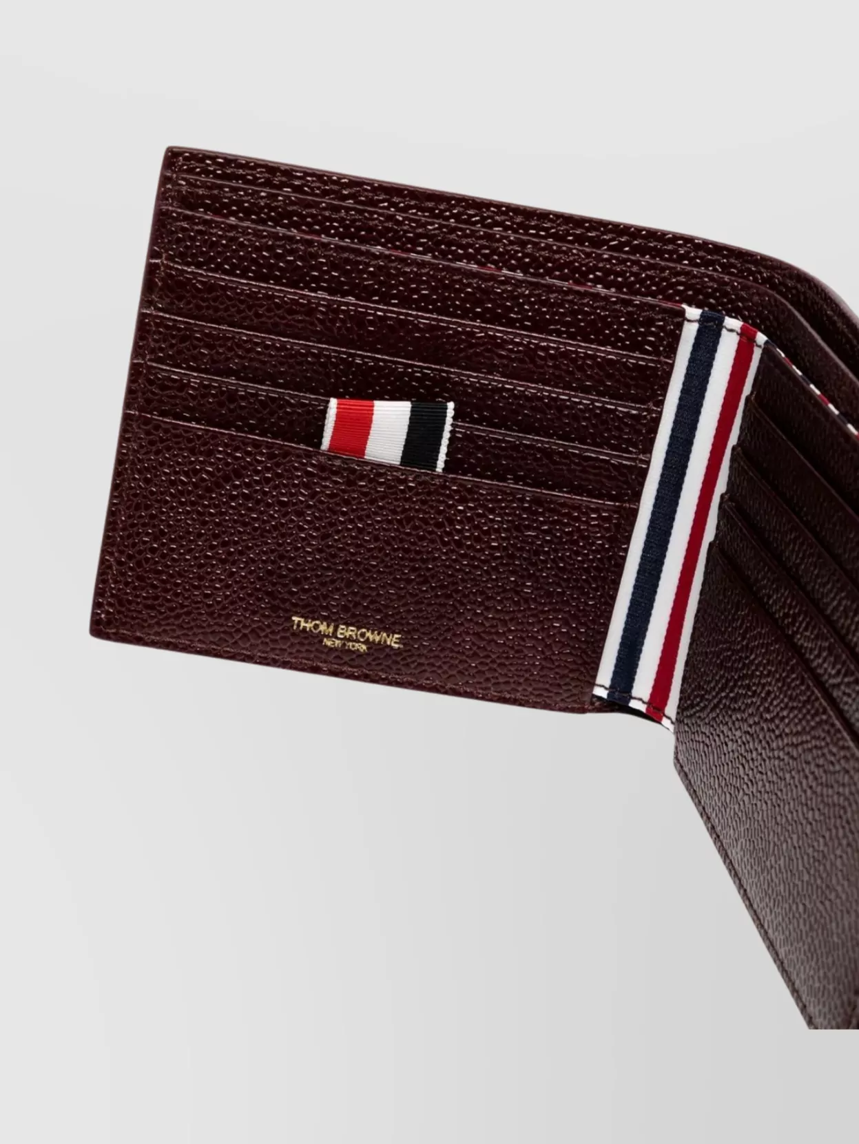 Thom Browne Textured Leather Bi-Fold Wallet