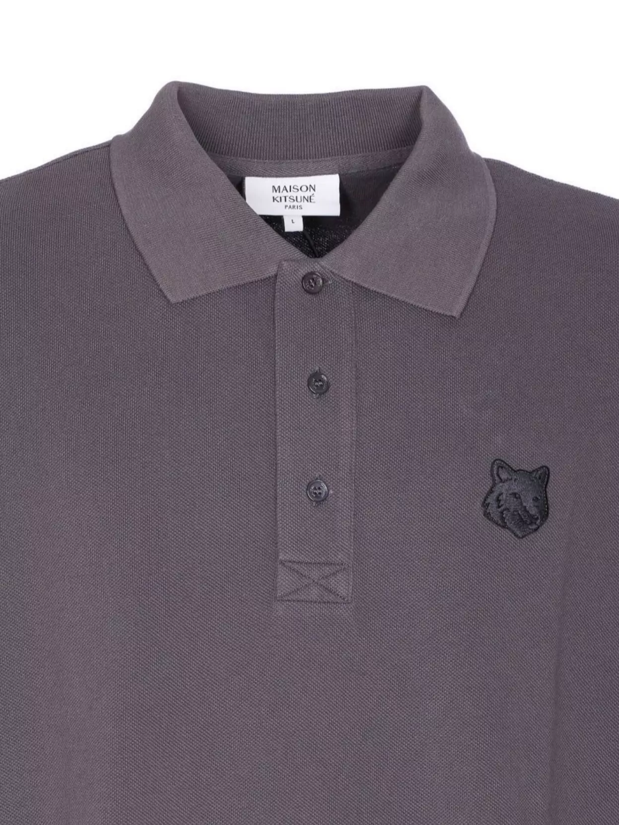 Maison Kitsuné Polo Shirt Featuring Fox Head Design