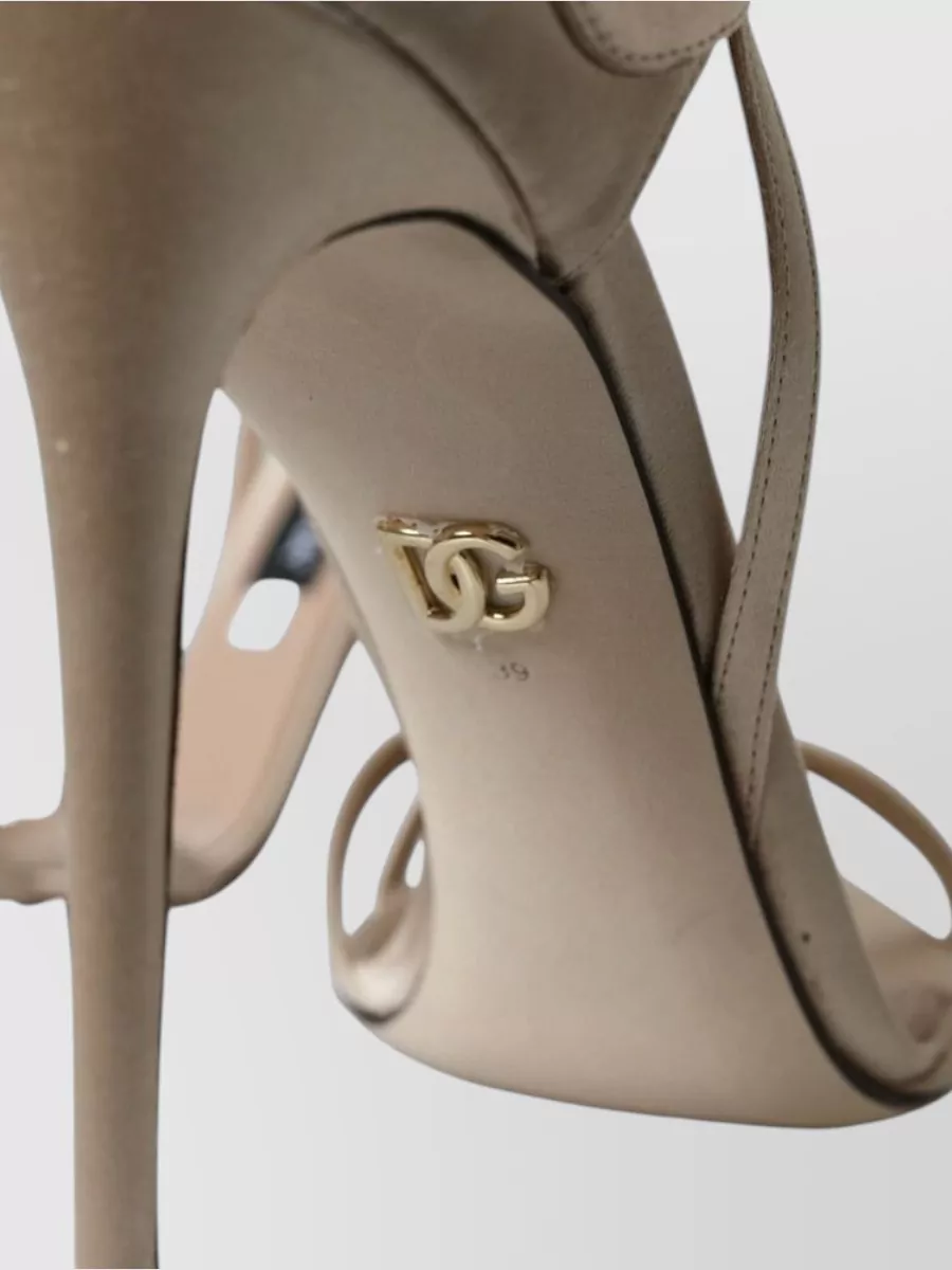 Dolce&Gabbana Satin Ankle Strap Sandals