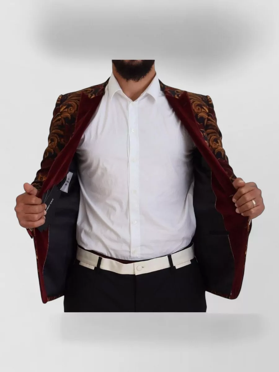Dolce&Gabbana Floral Single-Breasted Blazer