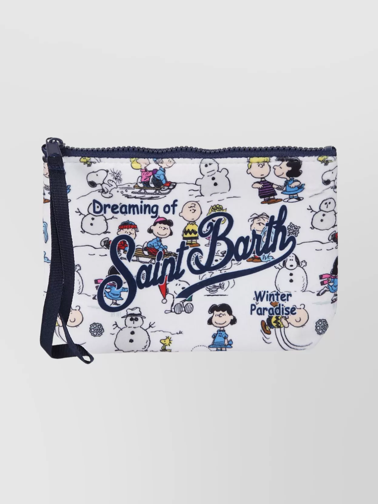 Mc2 Saint Barth Graphic Print Wrist Strap Clutch Bag