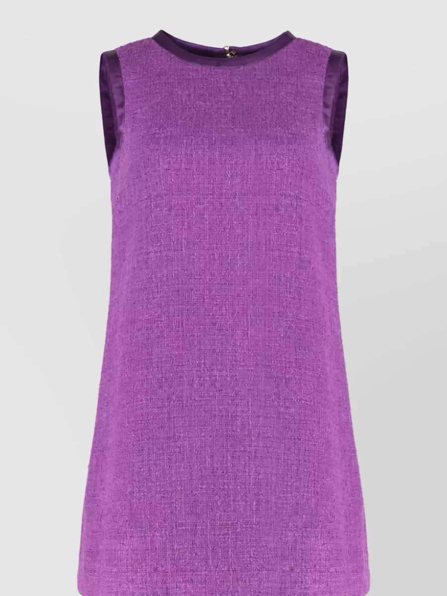 Dolce&Gabbana cotton-blend tweed mini dress