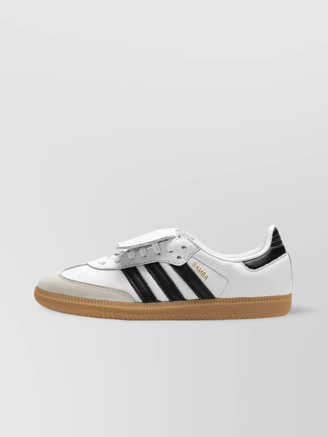 Adidas Lt Striped Leather Low-Top Sneakers