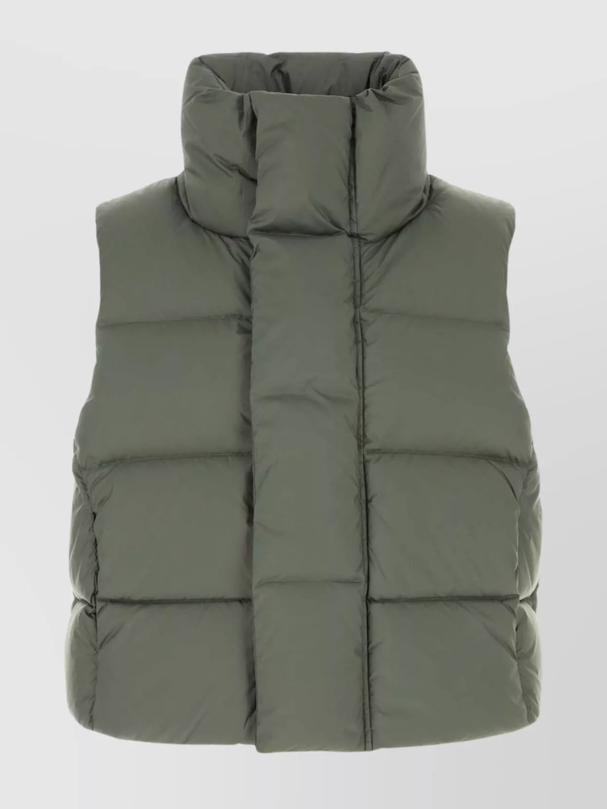 Entire Studios Green Quilted Down Vest