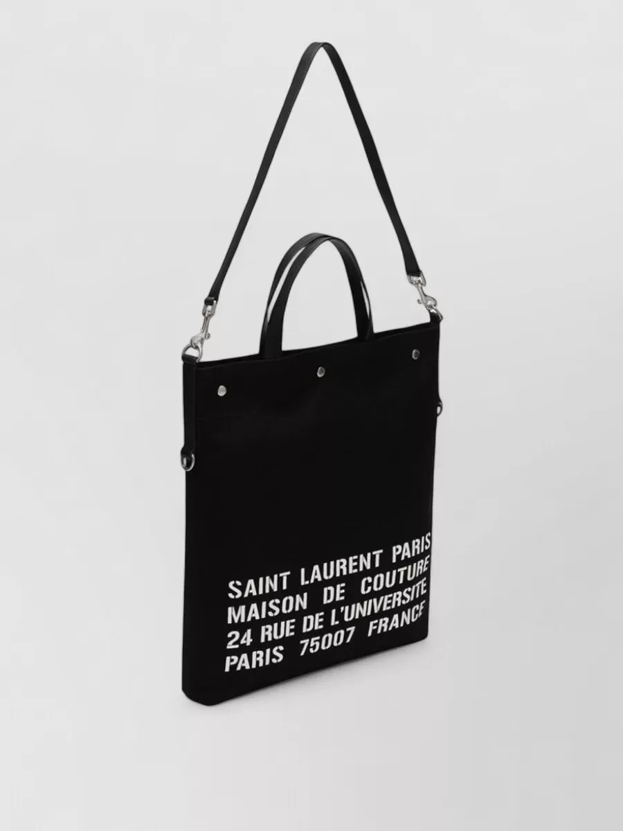 Saint Laurent Canvas Tote Bag