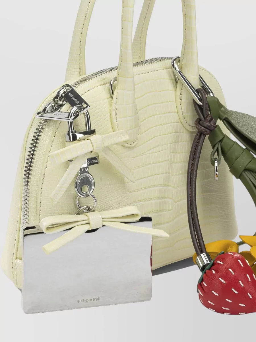 Self-Portrait Small Leather Cross-Body Bag