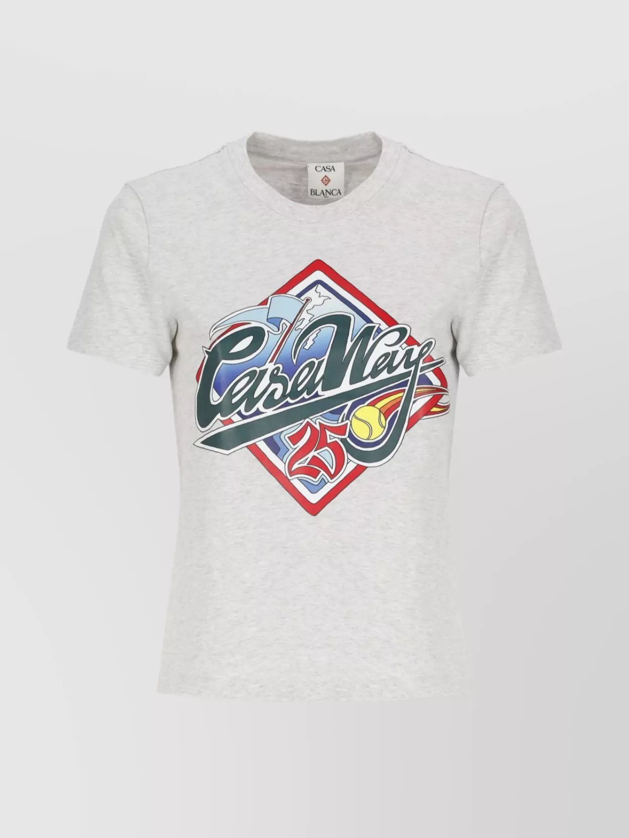 Casablanca Crew Neck Graphic Print T-Shirt