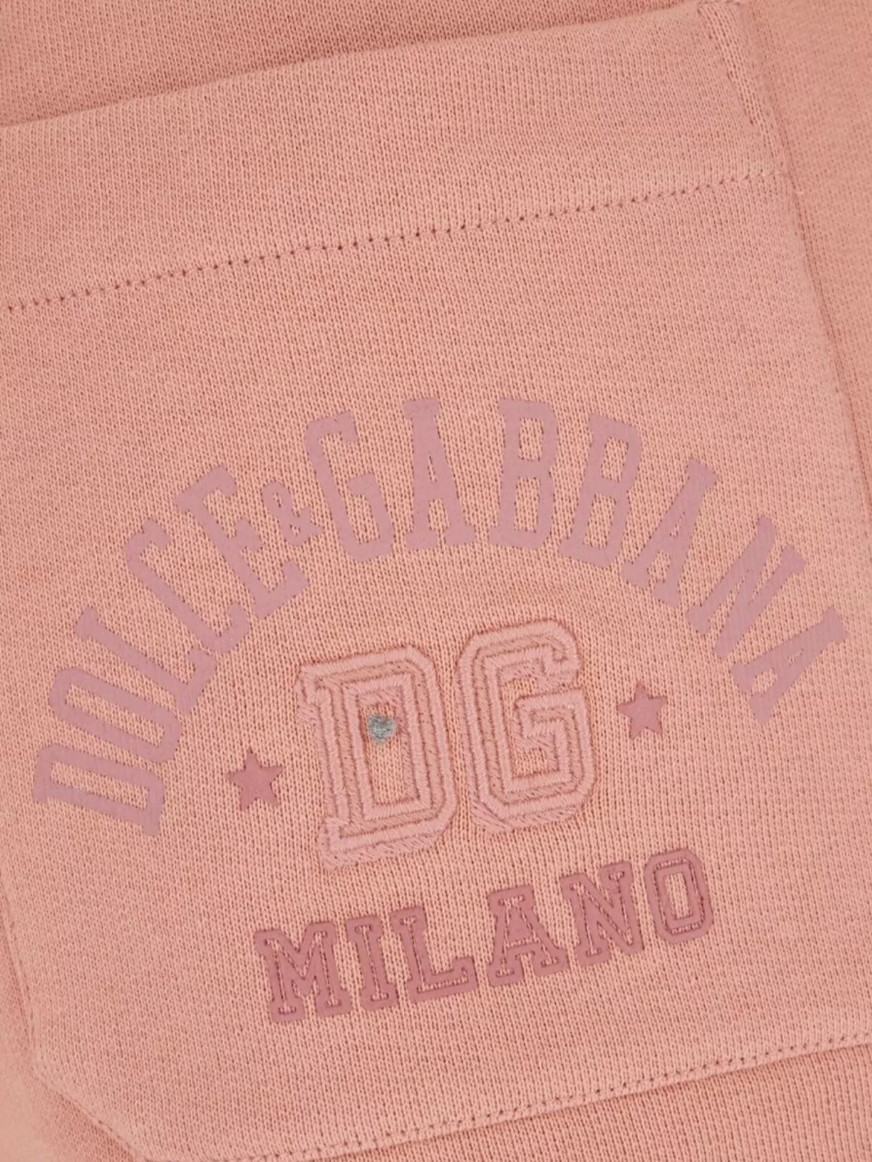 Shop Dolce & Gabbana Cotton Shorts With Back Pocket And Elastic Waistband