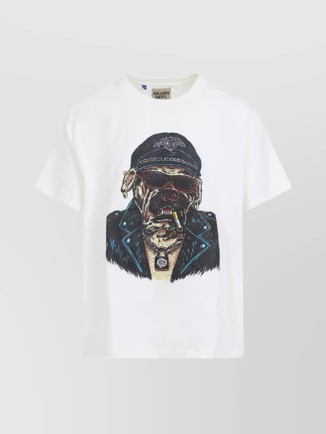 Gallery Dept. Biker Dog Graphic Print Short Sleeve T-Shirt