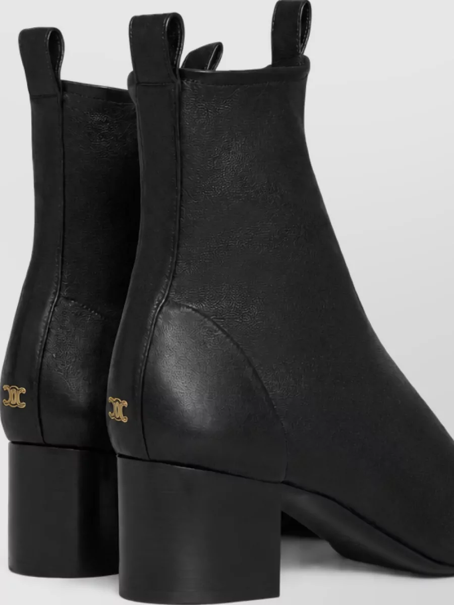 Celine Lambskin Cheri 55 Zip Boots