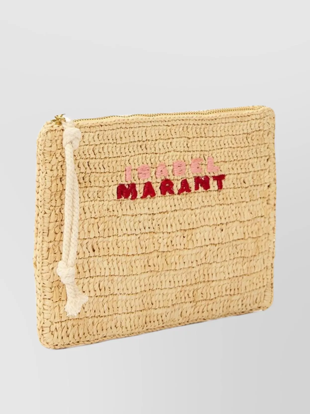 Isabel Marant Rectangular Woven Pouch Wrist Strap