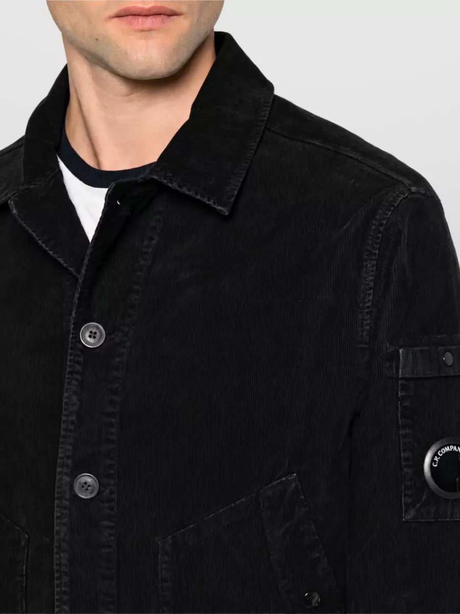 C.p. Company Corduroy Single-Breasted Coat