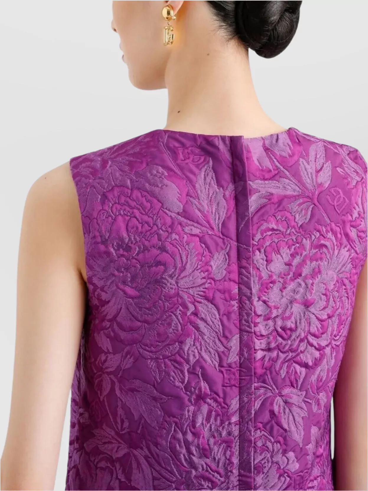 Dolce&Gabbana Floral Brocade Mini Dress