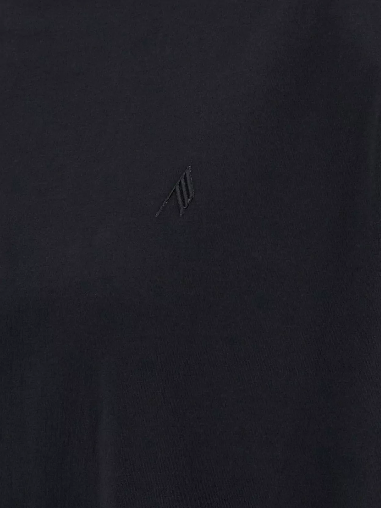 Attico T-shirt Black In Blue
