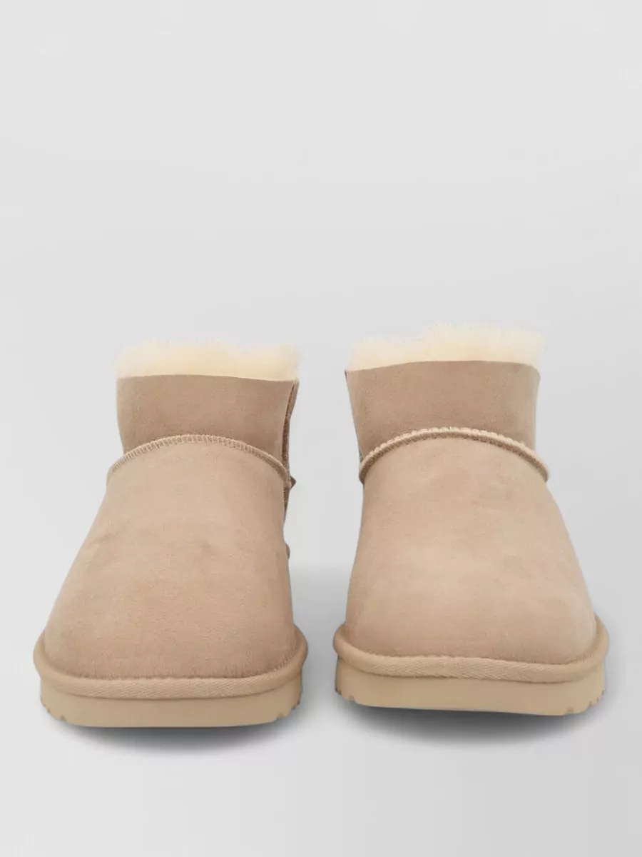 Ugg shearling ultra mini bow slippers