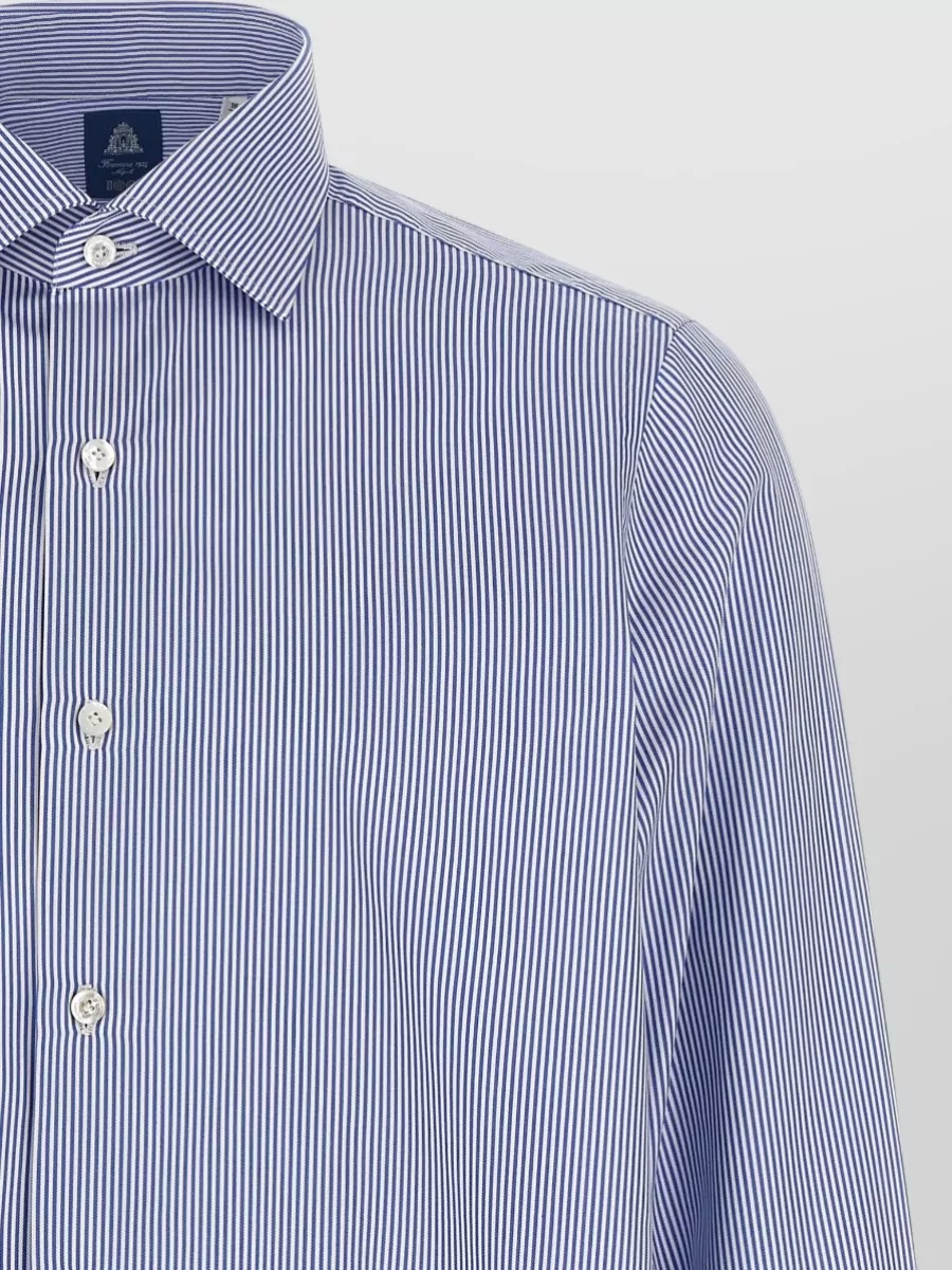 Finamore Cotton Long-Sleeve Shirt