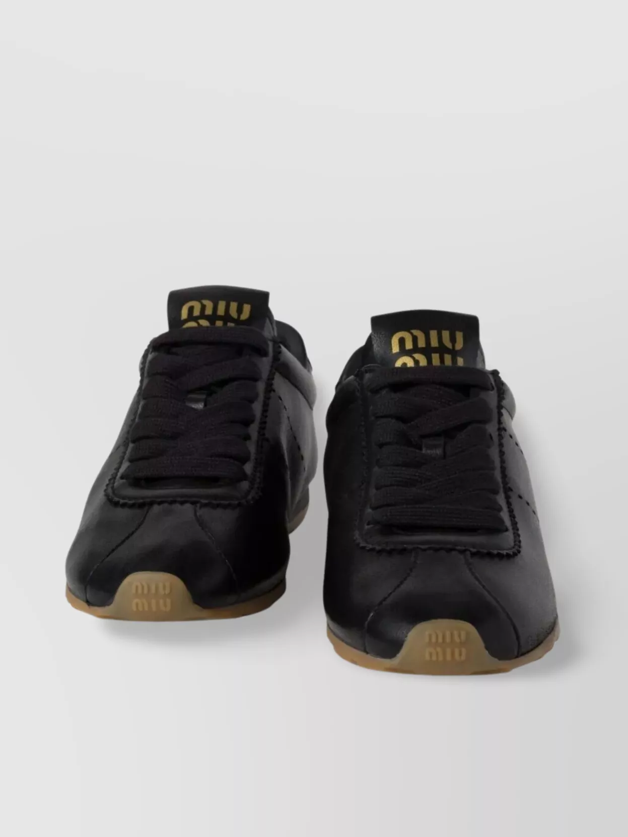 Miu Miu Feather Nappa Leather Sneakers