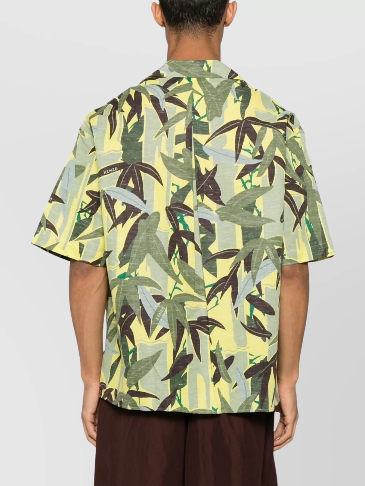 Kenzo Printed Camp Collar Relaxed Fit Shirt