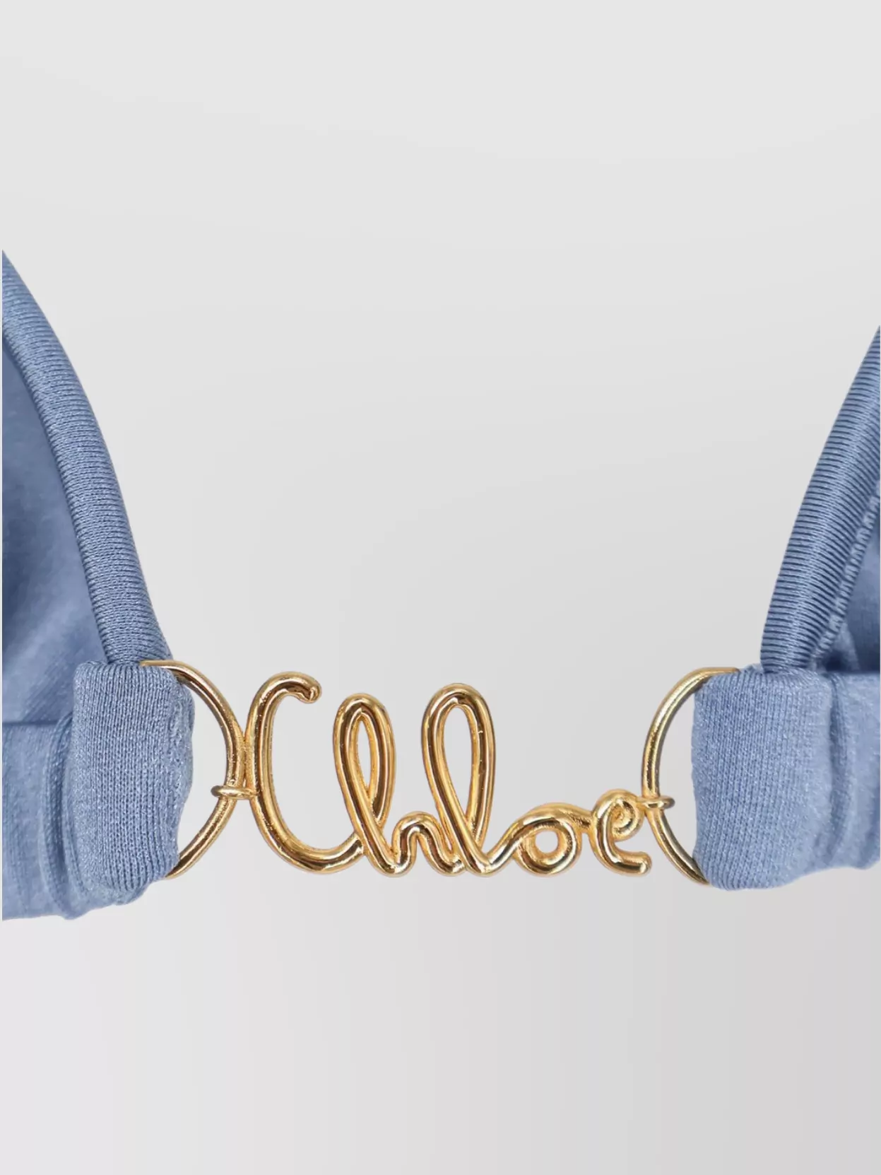 Chloé Logo Nylon Bikini Top