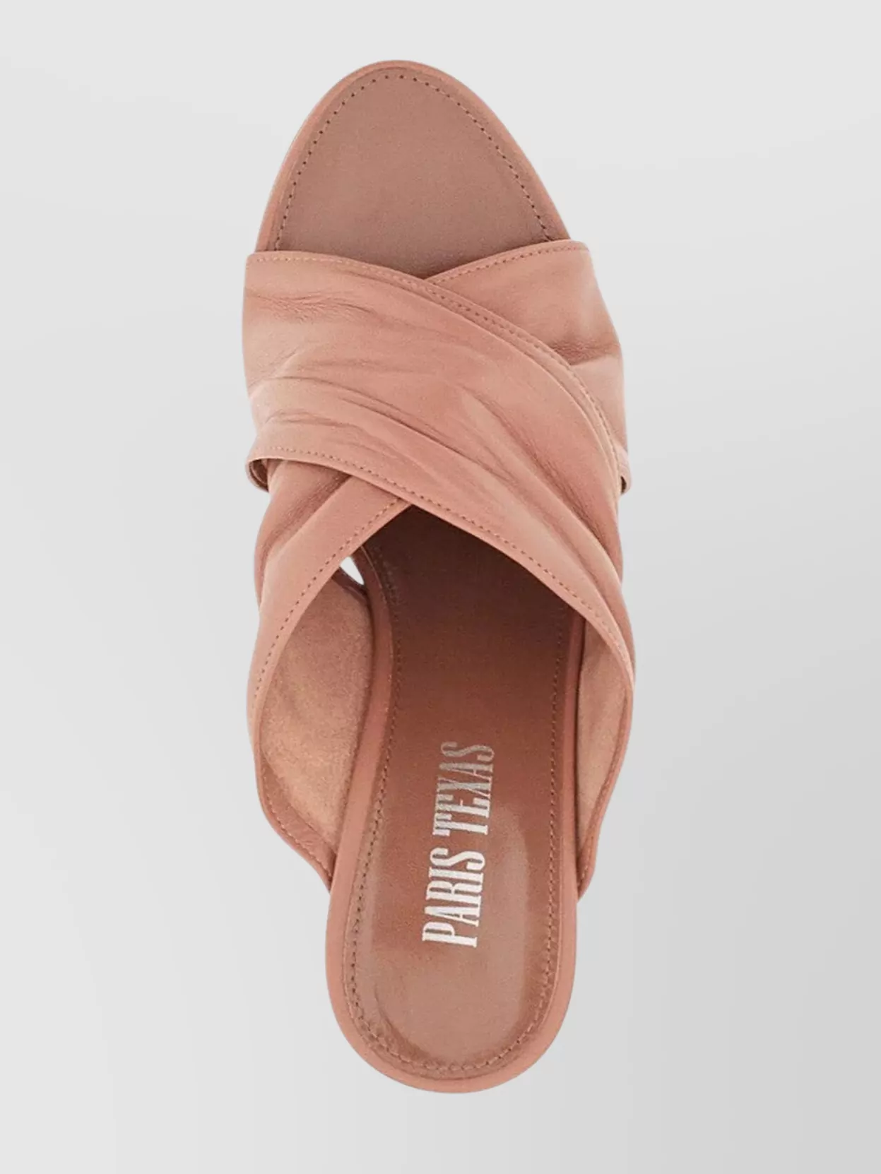 Paris Texas 75 Criss-cross Strap Stiletto Heel Mules