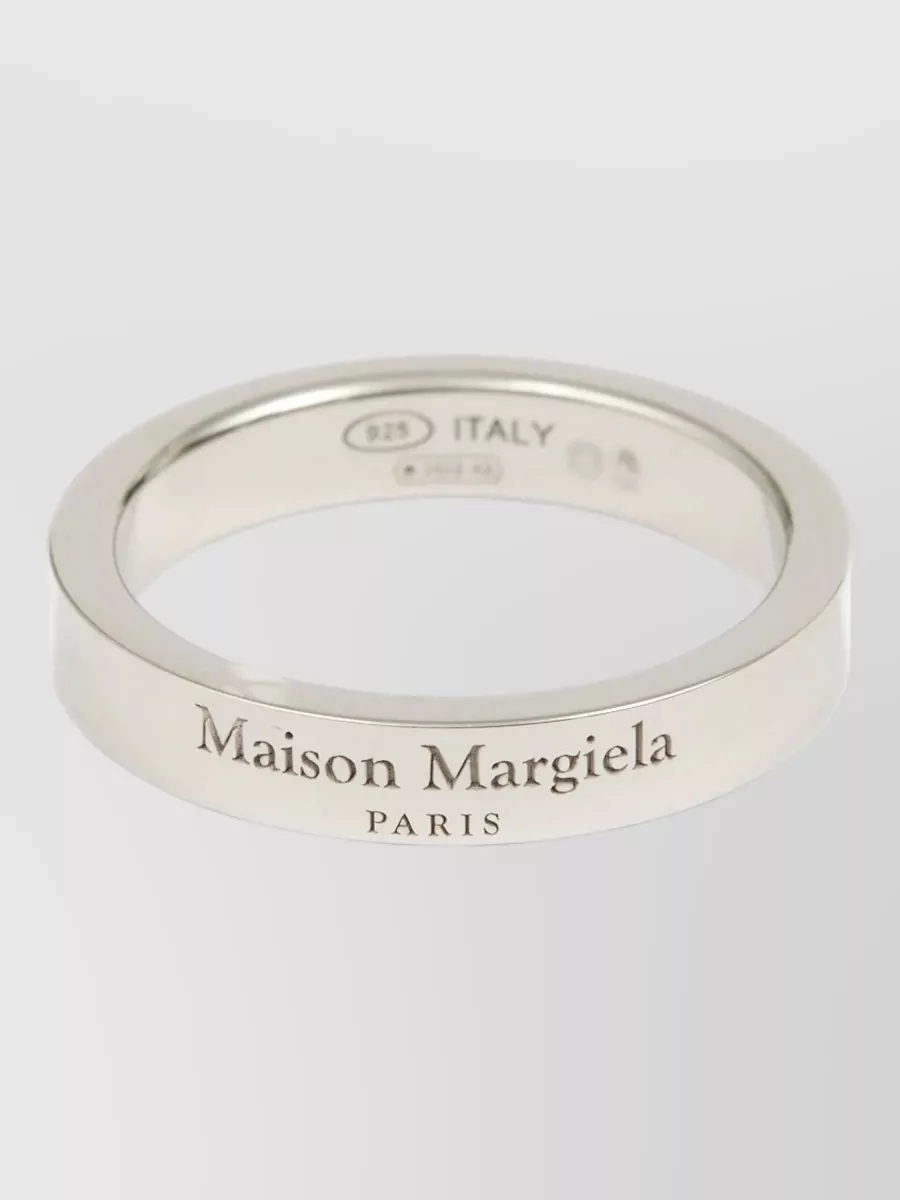 Maison Margiela silver logo ring