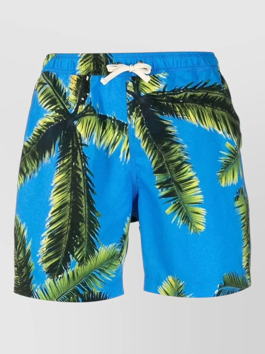 Blue Sky Inn Palm tree print swim shorts
