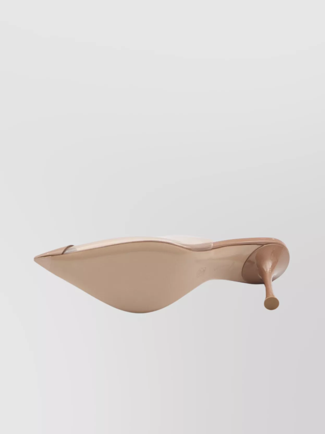 Gianvito Rossi Transparent Pointed Toe Slingback Pumps