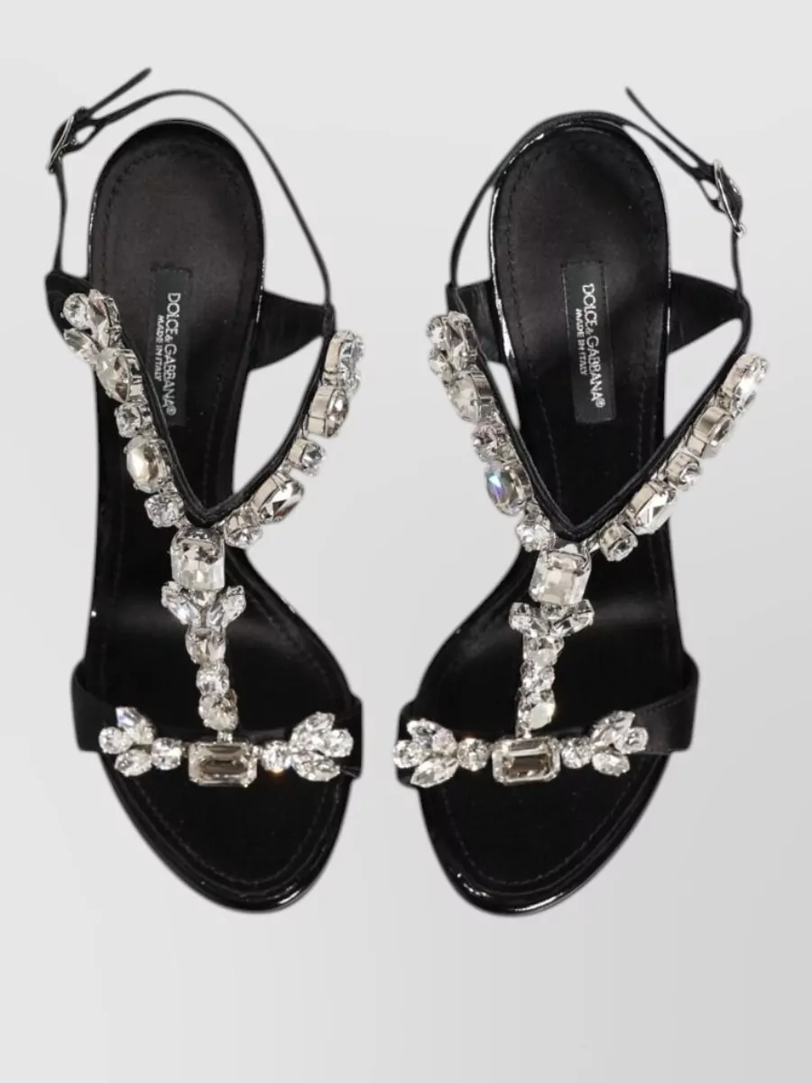 Dolce&Gabbana Crystal Embellished Sandals