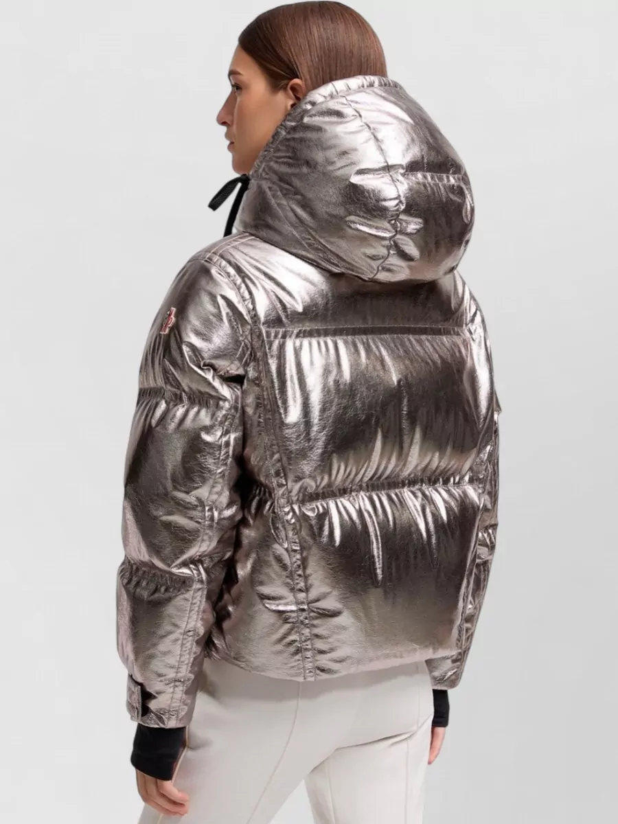 Moncler Celaque Hooded Jacket Grenoble Metallic