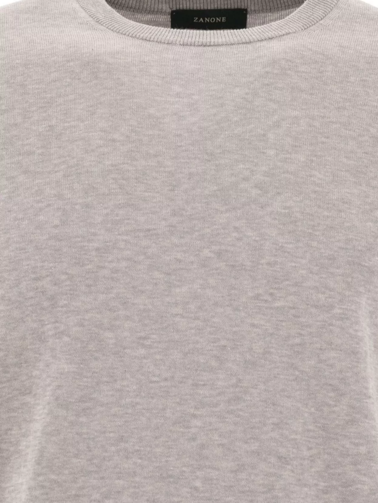 Zanone Crew Neck Knitwear Soft Texture