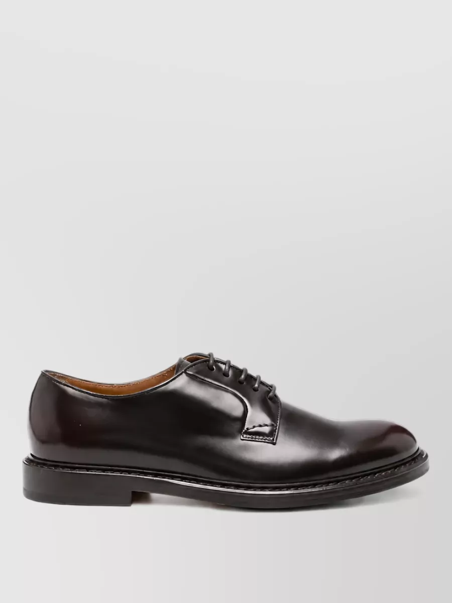 Doucal's leather derby shoes