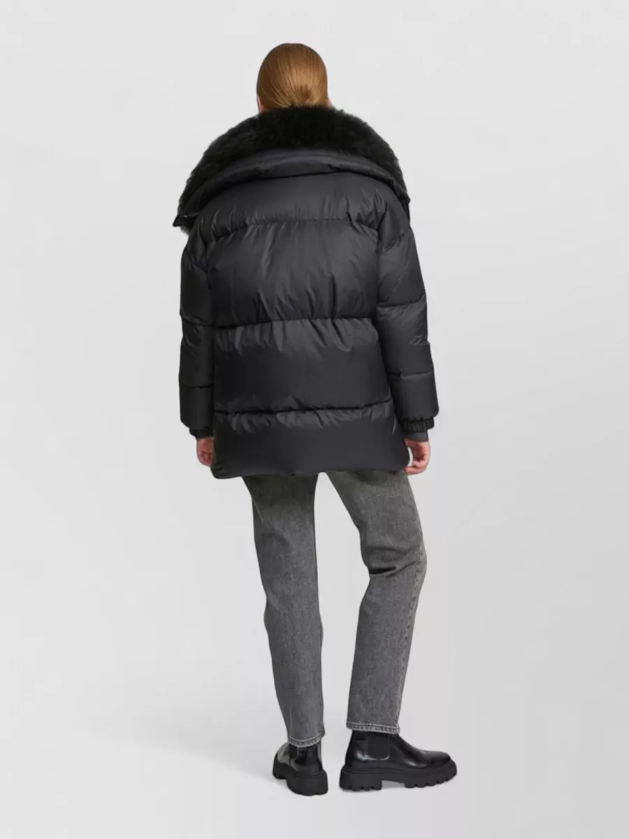 Yves Salomon Army Collection Mid Length Down Jacket