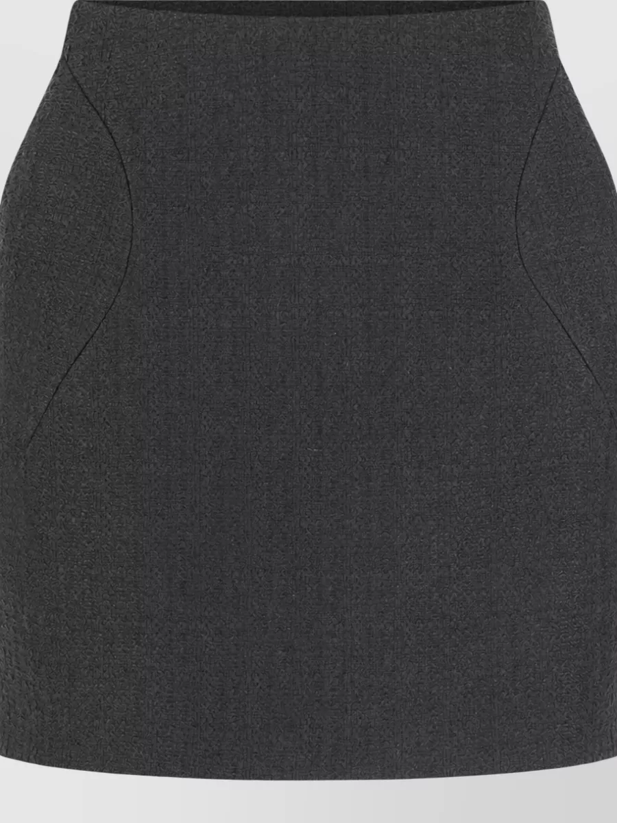 Alexander McQueen high-rise wool skirt