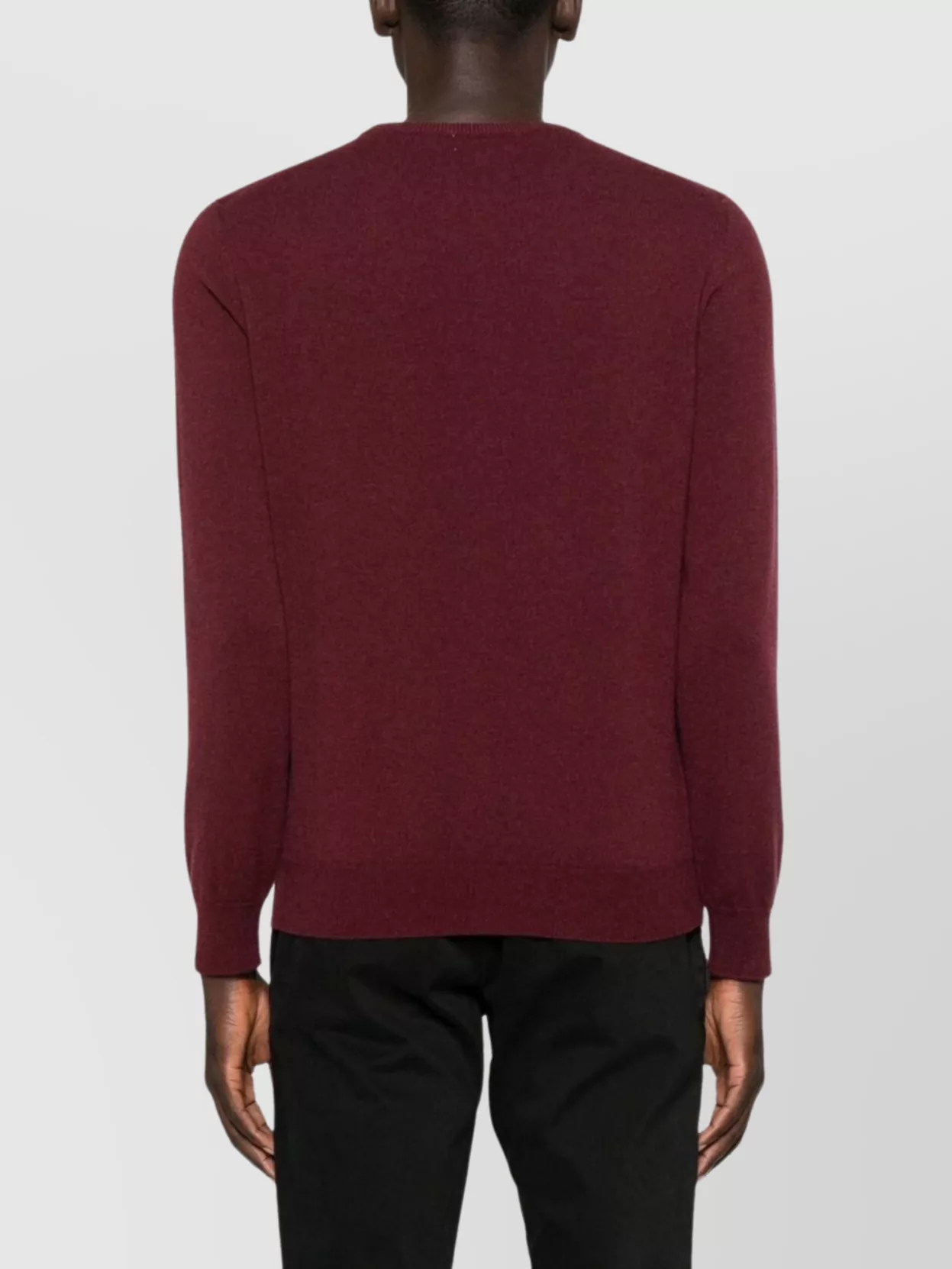 Malo Thin Wool Crew Neck Long Sleeve Sweater