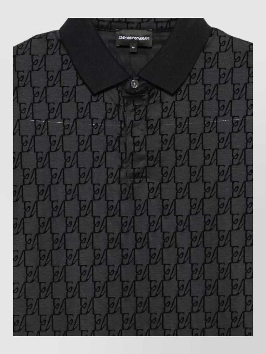 Emporio Armani logo-print polo shirt