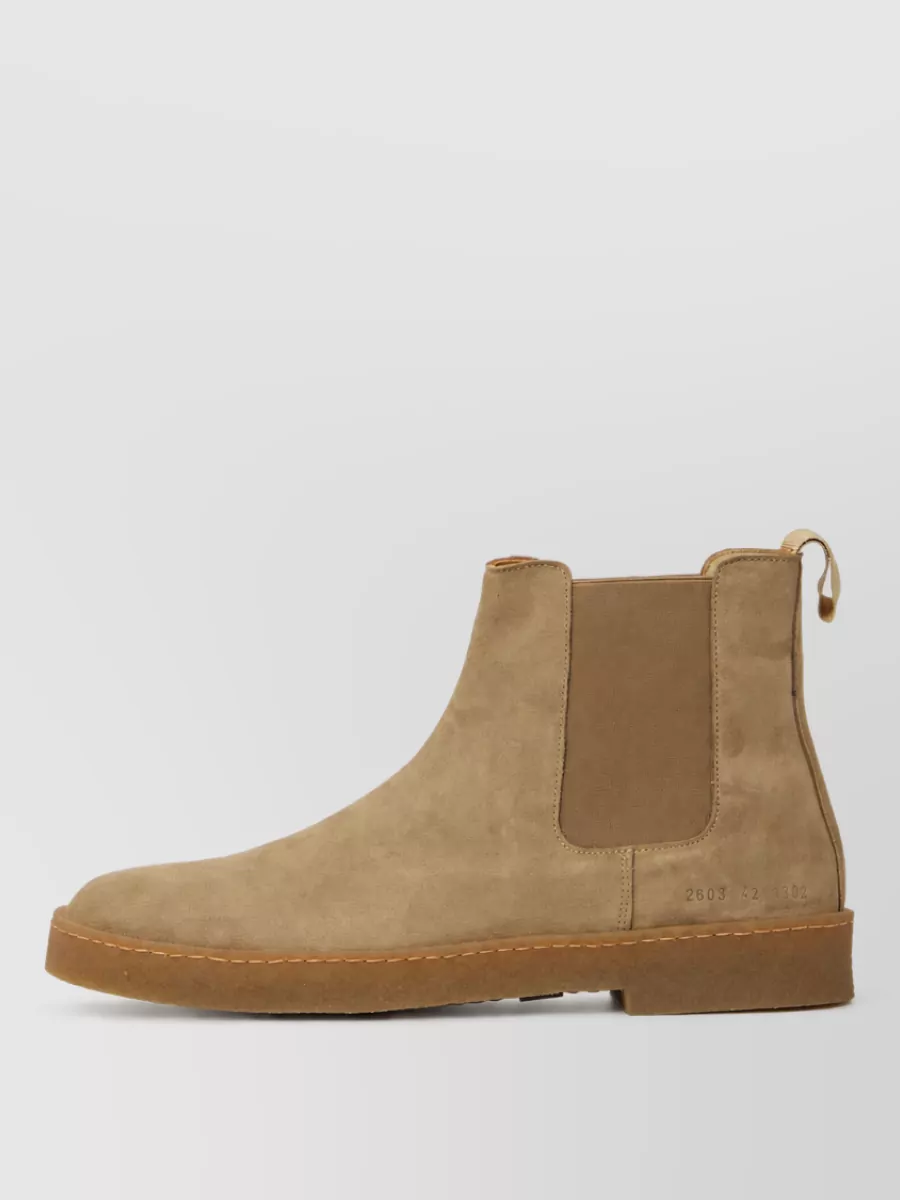 Common Projects suede chelsea boots