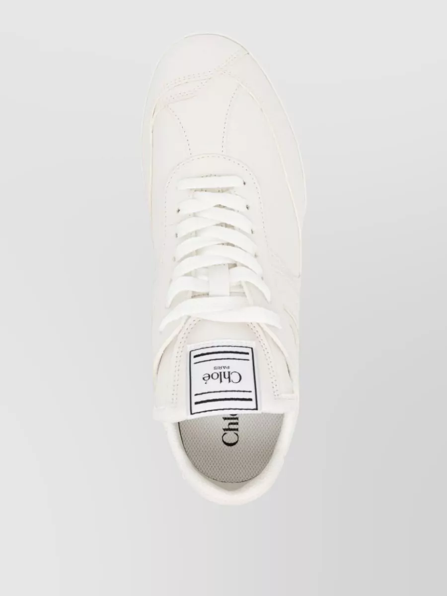 Chloé Lace Up Shoes Round Toe Flat Sole