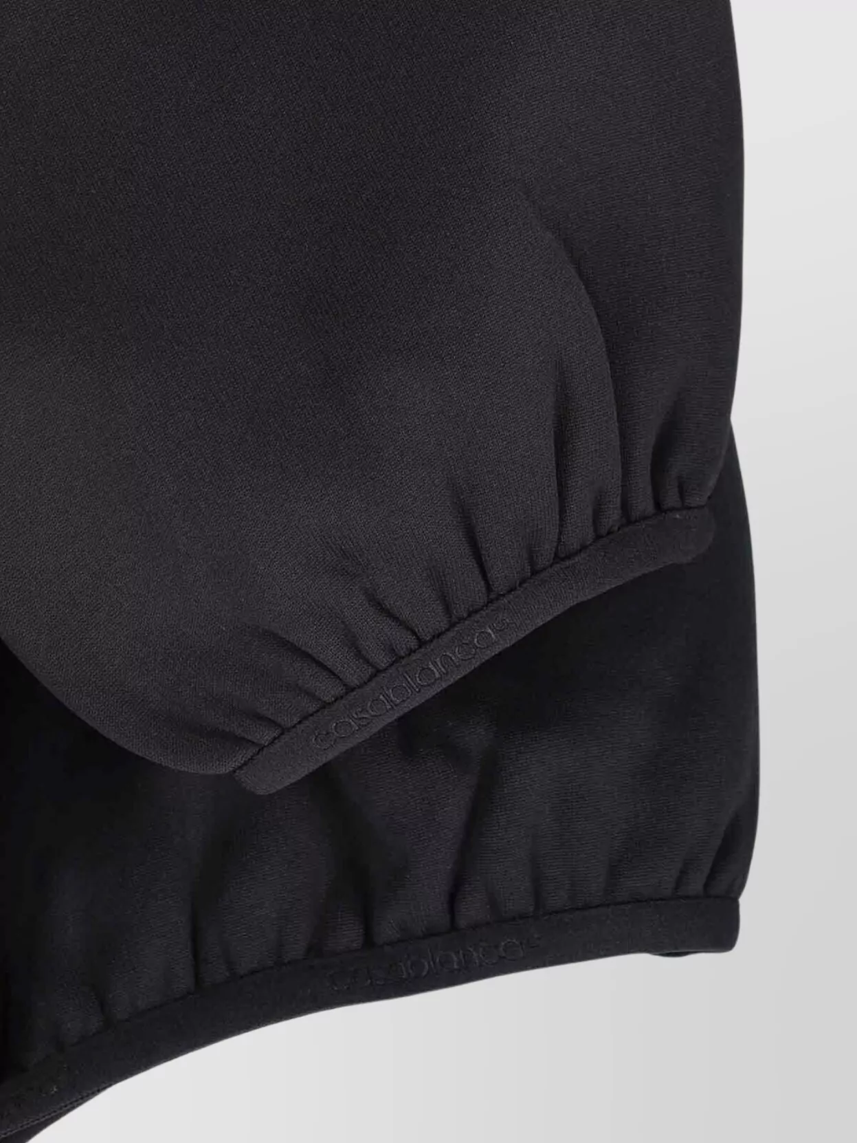 Casablanca Hooded Long Sleeve Sweatshirt With Elastic Cuffs