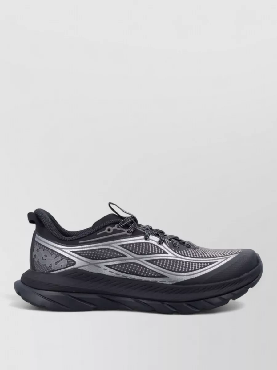 Hoka One One Camouflage Print Lace-Up Sneakers