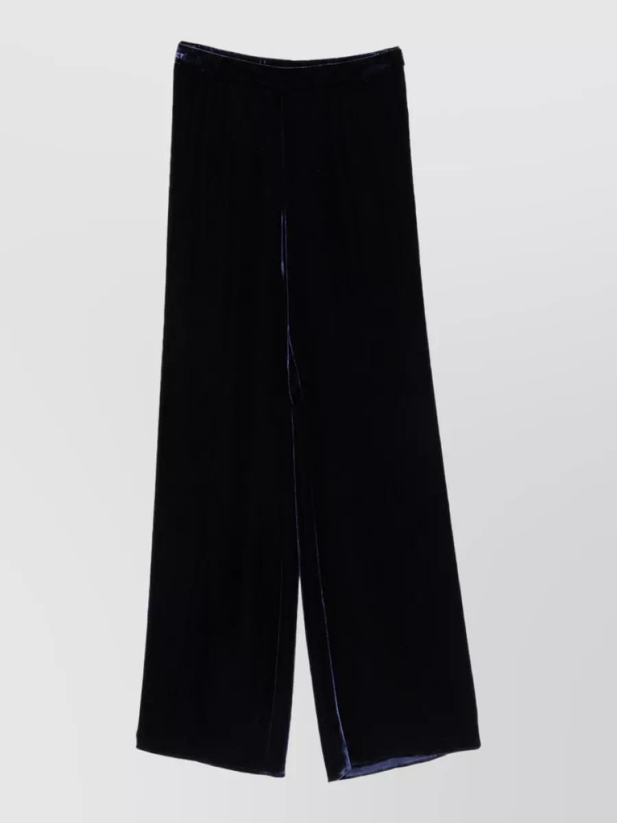 Forte Forte Silk Velvet Flared Trousers