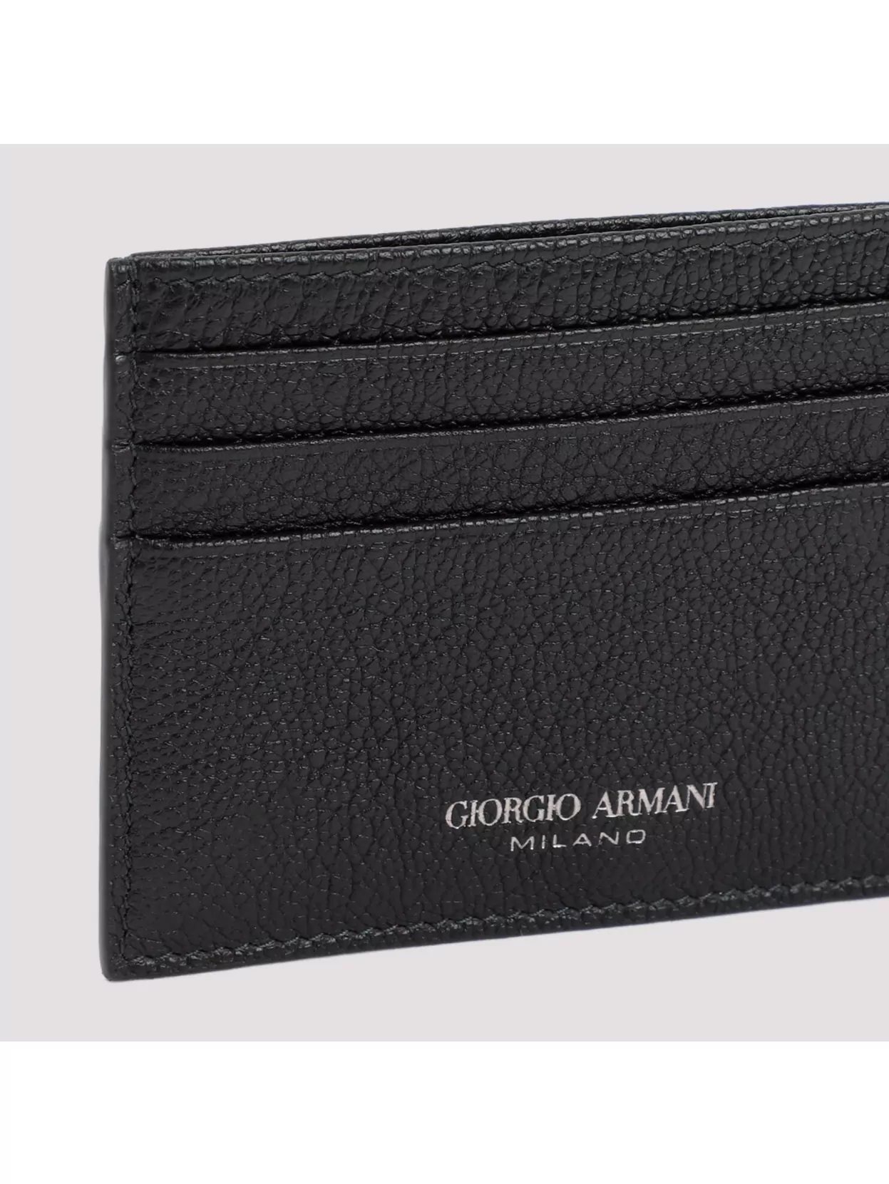 Giorgio Armani Leather Credit Card Holder
