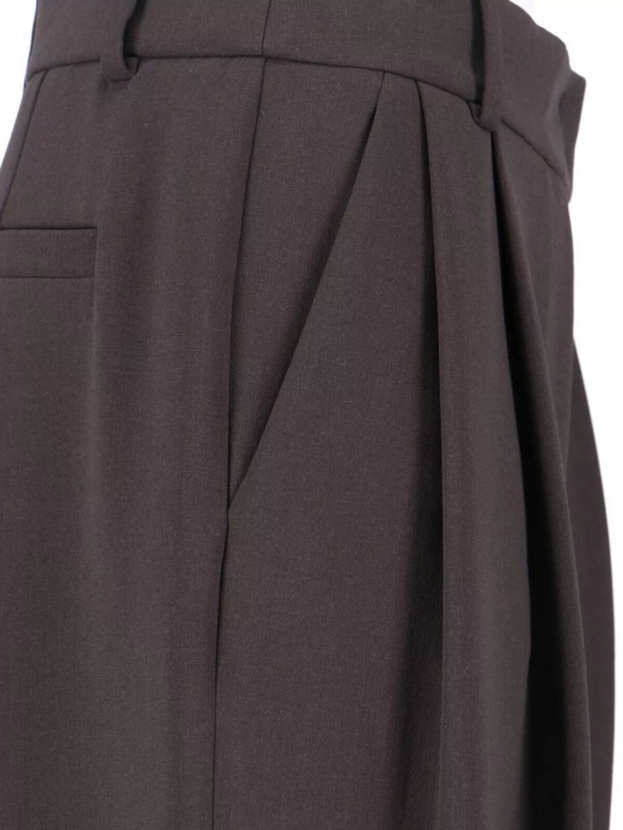 Giorgio Armani Straight Trousers With Pleats And Pockets In Blue