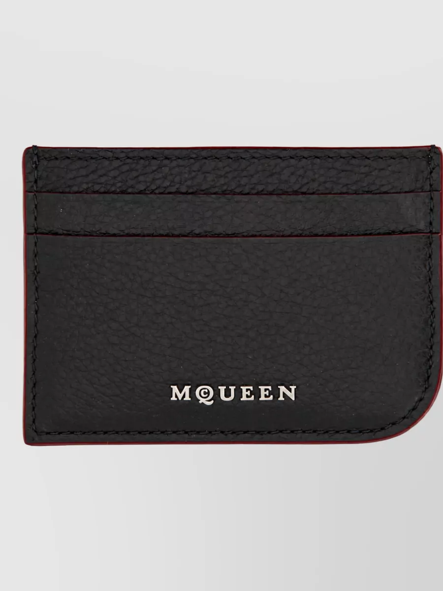 Alexander Mcqueen Leather Card Holder