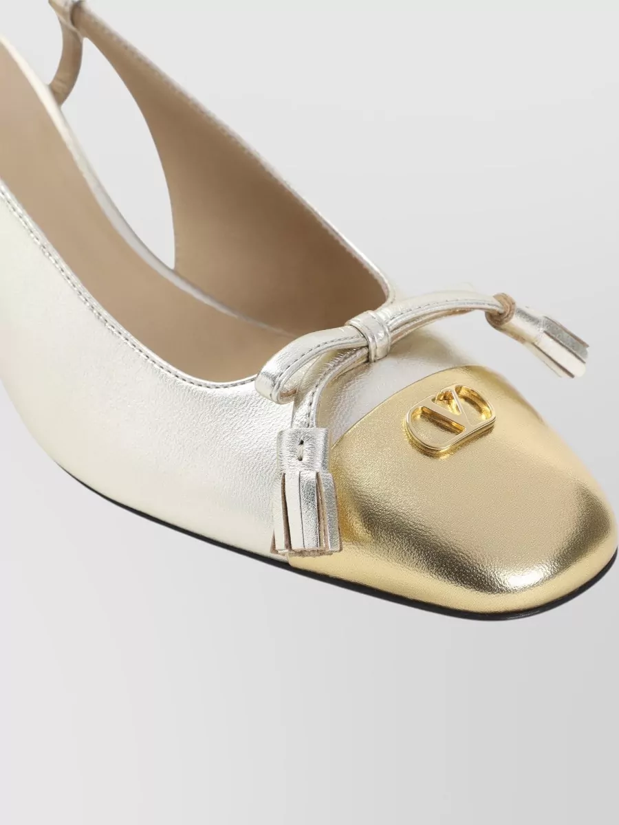 Valentino Garavani Leather Slingback Pumps