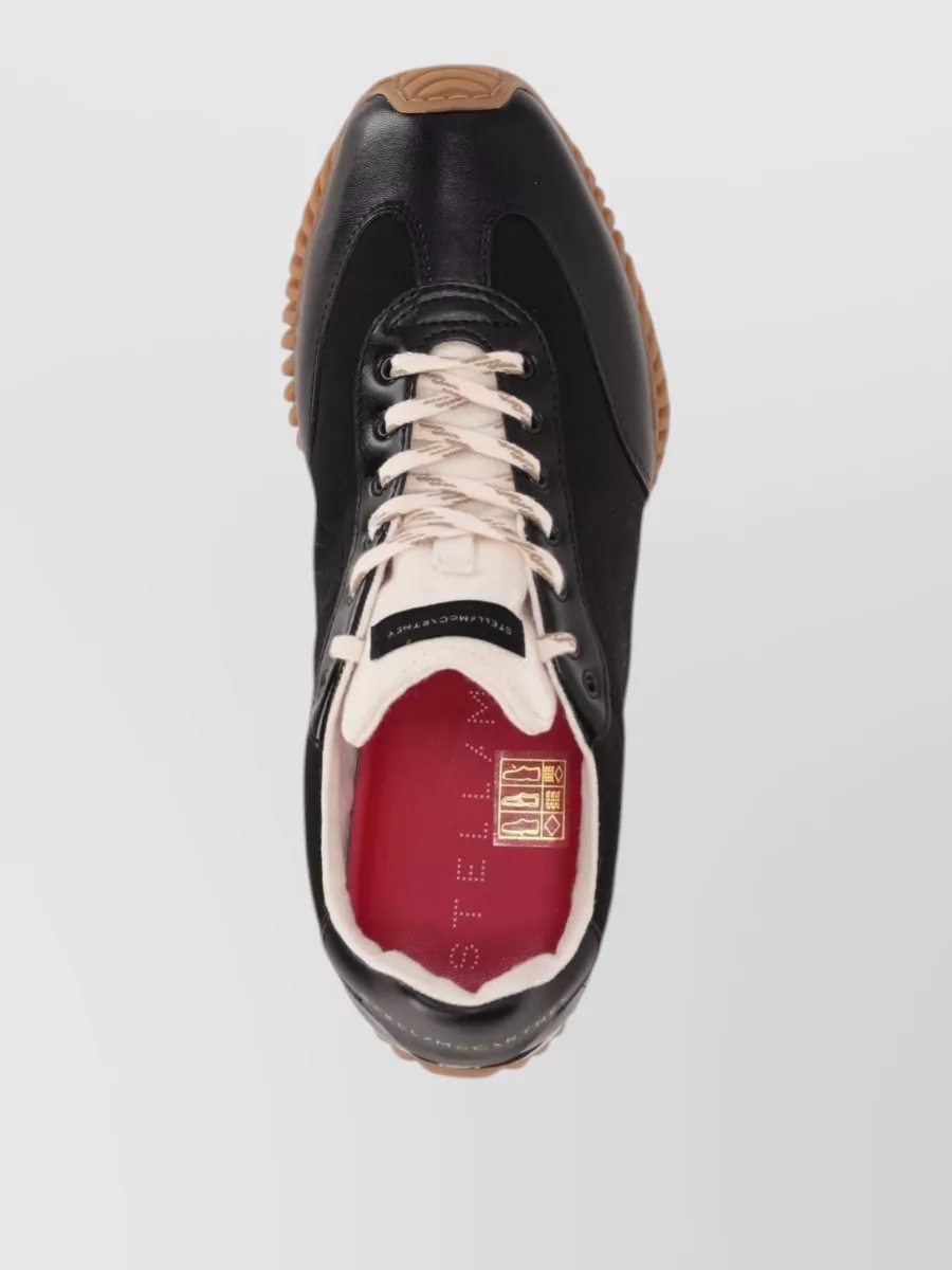 Stella Mccartney Wave Sport Low Top Sneakers Rubber Sole