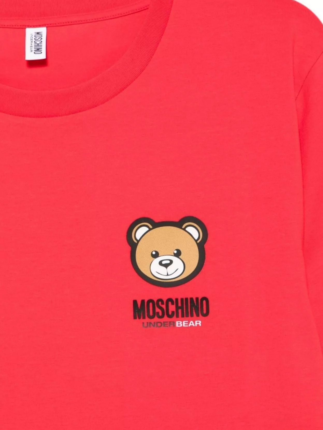 Moschino Crew Neck Graphic Print T-Shirt