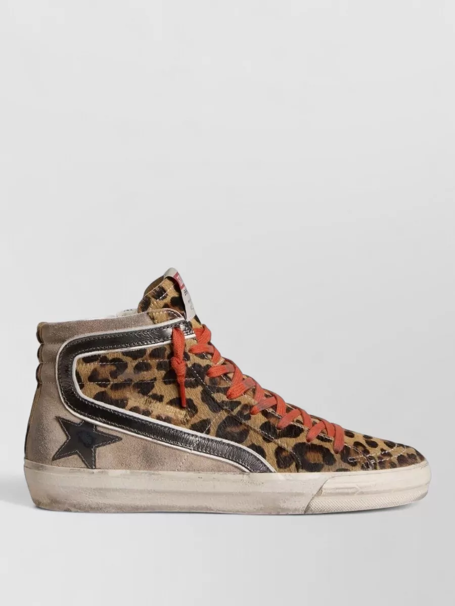Golden Goose Leather High-Top Sneakers