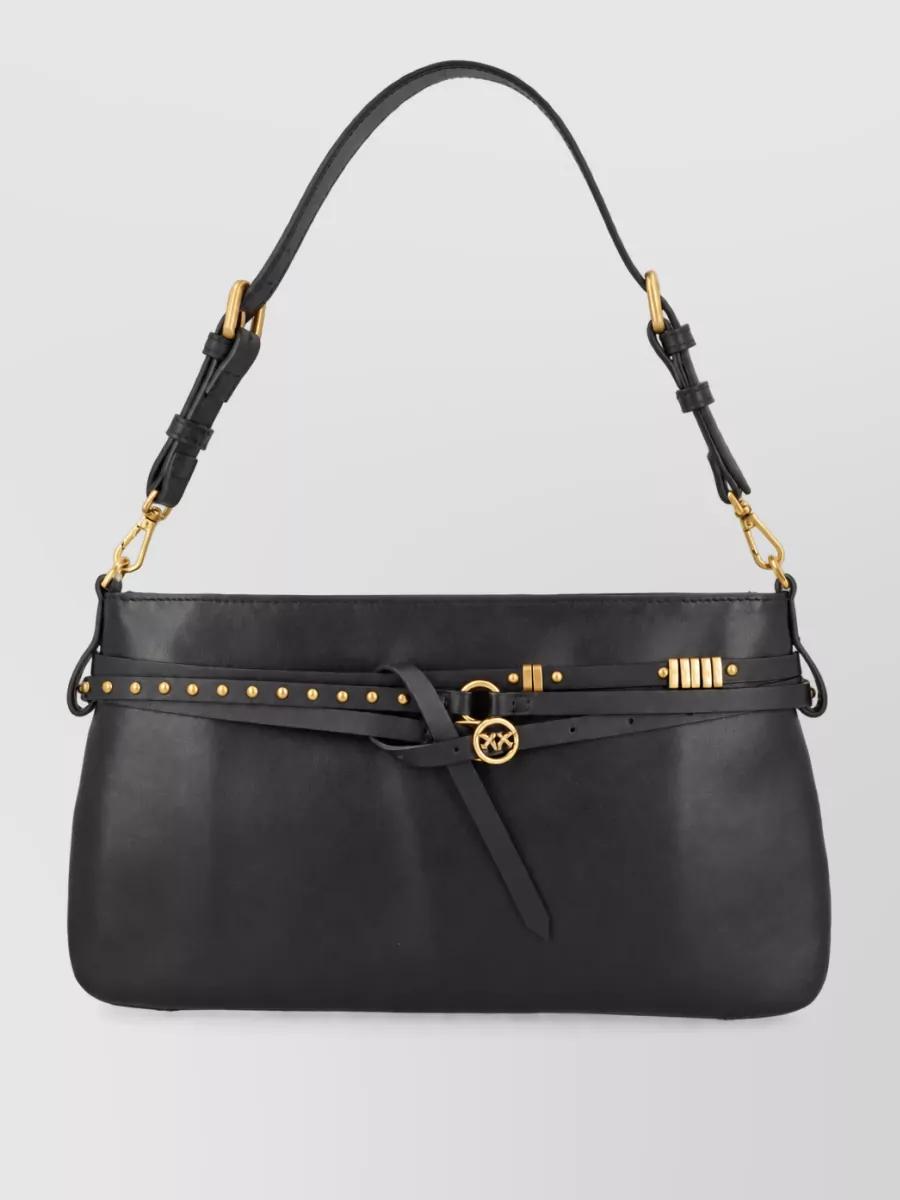 Pinko Medium Belt Clutch Bag Studded Strap