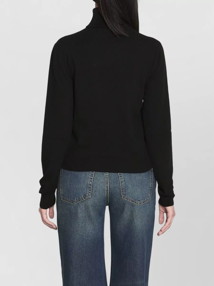Gucci Wool Fine-Knit Slim-Fit Cropped Turtleneck Jumper